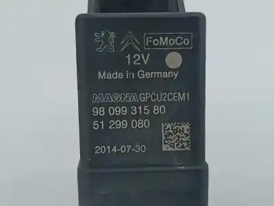 Second-hand car spare part glow plug for ford fiesta vi (cb1, ccn) 1.4 tdci oem iam references 9809931580  