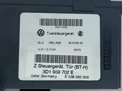 Автозапчастина б/у двигатель переднього правого скла для volkswagen phaeton (3d1, 3d2, 3d3, 3d4, 3d6, 3d7, 3d8, 3d9) 5.0 v10 tdi 4motion посилання на oem iam 3d1959702e  