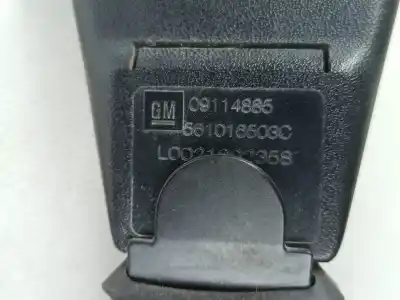 Peça sobressalente para automóvel em segunda mão chicote / encaixe cinto segurança dianteiro esquerdo por opel corsa c 1.2 16v cat (z 12 xe / lw4) referências oem iam   