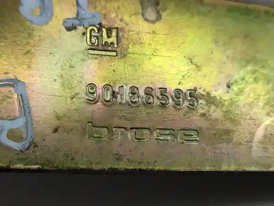 Peça sobressalente para automóvel em segunda mão elevador de vidros traseiro esquerdo por opel kadett e hatchback (t85) 1.3 i cat (c08. c48. d08. d48) referências oem iam 90186595  