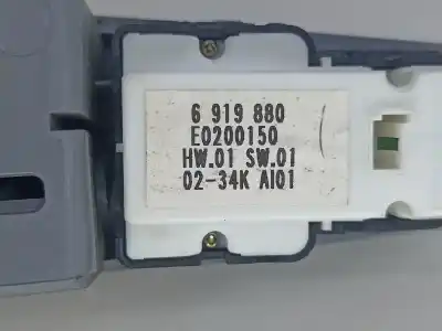 Second-hand car spare part rear left power window switch for bmw 7 (e65, e66, e67) 730 d oem iam references 6919880  