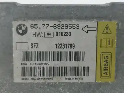 Second-hand car spare part airbag control unit for bmw 7 (e65, e66, e67) 730 d oem iam references 65776929553  