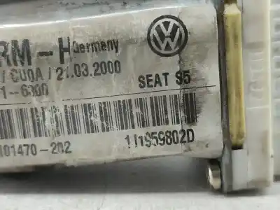 Автозапчастина б/у двигатель переднього правого скла для seat leon (1m1) 1.4 16v посилання на oem iam 1j1959802d  