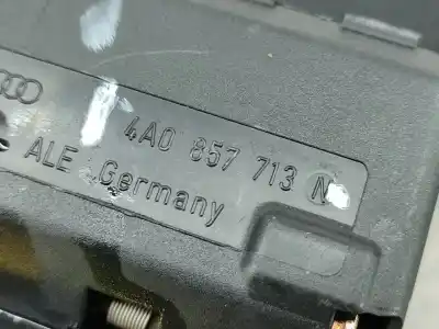 Автозапчастина б/у центральний задній ремін безпеки для audi a4 b5 avant (8d5) 1.9 tdi посилання на oem iam 4a0857713n  