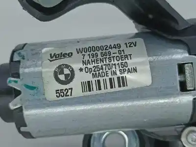 Second-hand car spare part rear windshield wiper motor for bmw 1 (e81) 118 d oem iam references 7199569  