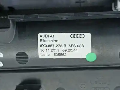 Gebrauchtes Autoersatzteil multifunktionsdisplay zum audi a1 (8x1, 8xk) 1.6 tdi oem-iam-referenzen 8x0857273b  