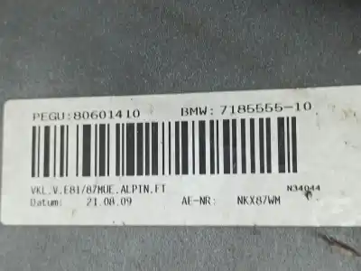 Second-hand car spare part front bumper for bmw 1 (e81) 118 d oem iam references 7185555  