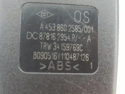 Автозапчасти б/у крюк для ремня задний правый за renault twingo iii (bcm_) 0.9 tce 90 ссылки oem iam 878162954r  