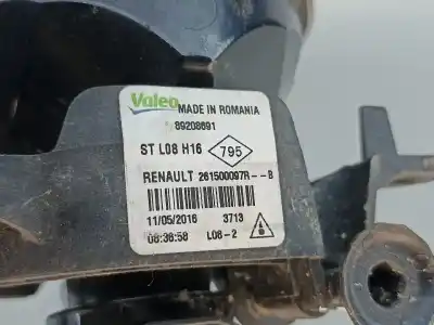 Автозапчасти б/у левая противотуманная фара за renault twingo iii (bcm_) 0.9 tce 90 ссылки oem iam 261500097r  