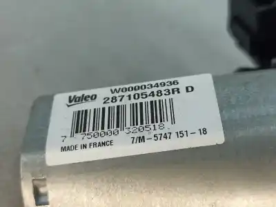 Автозапчастина б/у двигатель заднього склоочисника для renault captur i (j5_, h5_) blue dci 95 посилання на oem iam w000034936  