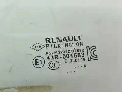 Автозапчастина б/у скло двері задне ліво для renault captur i (j5_, h5_) blue dci 95 посилання на oem iam 43r001583   Автозапчастина б/у скло двері задне ліво для renault captur i (j5_, h5_) blue dci 95 посилання на oem iam 43r001583