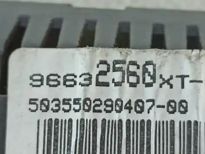 Second-hand car spare part multifunction display for citroen c2 (jm_) 1.4 hdi oem iam references 96632560xt  
