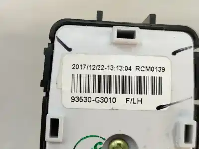 Second-hand car spare part rearview side mirror switch for hyundai i30 fastback (pde, pden) 1.6 crdi oem iam references 93530g3010  