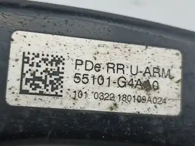 Автозапчастина б/у верхній задній правий рычаг підвіски для hyundai i30 fastback (pde, pden) 1.6 crdi посилання на oem iam 55101g4aa0  