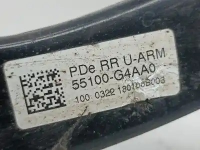 Автозапчастина б/у лівий задній верхній рычок підвіски для hyundai i30 fastback (pde, pden) 1.6 crdi посилання на oem iam 55100g4aa0  