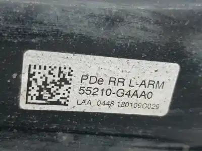 Pezzo di ricambio per auto di seconda mano braccio sospensione superiore posteriore sinistro per hyundai i30 fastback (pde, pden) 1.6 crdi riferimenti oem iam 55210g4aa0  