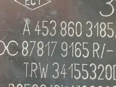 Автозапчасти б/у крюк для ремня передний правый за renault twingo iii (bcm_) 1.0 sce 70 ссылки oem iam 878179165r  