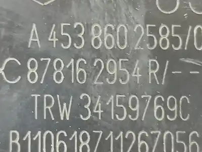 Peça sobressalente para automóvel em segunda mão chicote / encaixe cinto segurança traseiro esquerdo por renault twingo iii (bcm_) 1.0 sce 70 referências oem iam 878162954r  