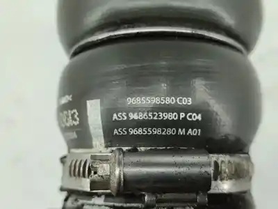 Автозапчасти б/у трубка промежуточного охладителя за citroen ds3 1.6 blue-hdi fap ссылки oem iam 9685598580  