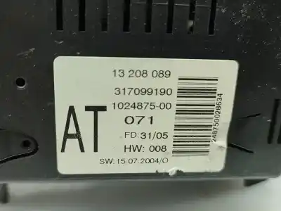 Second-hand car spare part multifunction display for opel astra h gtc (a04) 1.7 cdti (l08) oem iam references 13208089  