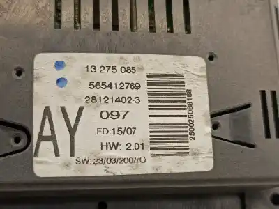 Peça sobressalente para automóvel em segunda mão display gps / multimídia por opel astra h gtc (a04) 1.4 (l08) referências oem iam 13275085   Peça sobressalente para automóvel em segunda mão display gps / multimídia por opel astra h gtc (a04) 1.4 (l08) referências oem iam 13275085