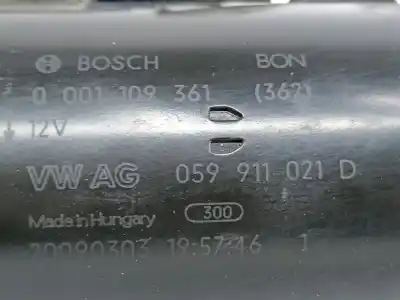 Second-hand car spare part starter motor for audi a5 cabriolet (8f7) 3.0 tdi quattro oem iam references 059911021d  
