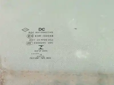 Автозапчастина б/у скло передній праві двері для renault twingo iii (bcm_) 1.0 sce 70 посилання на oem iam e643r00048  