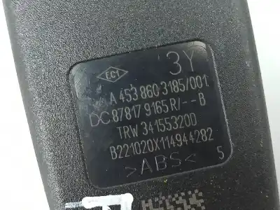 Автозапчасти б/у крюк для ремня передний правый за renault twingo iii (bcm_) 1.0 sce 70 ссылки oem iam a4538603185  