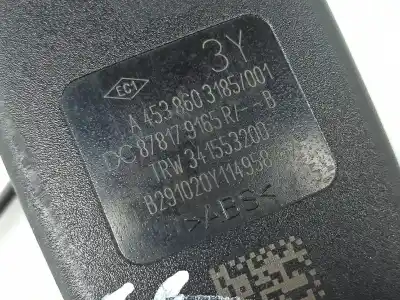 Peça sobressalente para automóvel em segunda mão chicote / encaixe cinto segurança dianteiro esquerdo por renault twingo iii (bcm_) 1.0 sce 70 referências oem iam a4538603185  