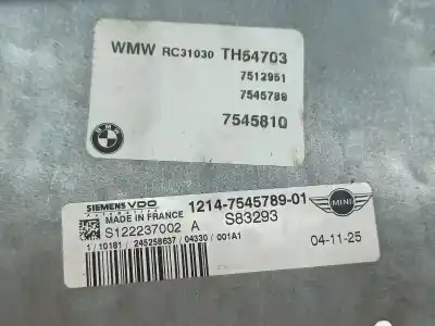 Автозапчастина б/у ебу контролер двигуна для mini mini (r50, r53) cooper посилання на oem iam 12147545789  