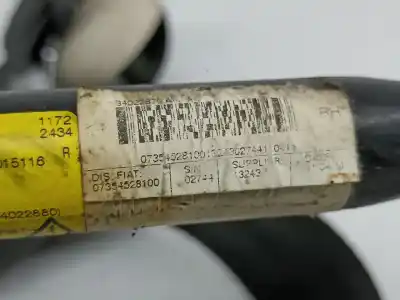 Автозапчастина б/у передній правий ремін безпеки для fiat 500 (312_) 1.2 (312axa1a) посилання на oem iam 07355230680  