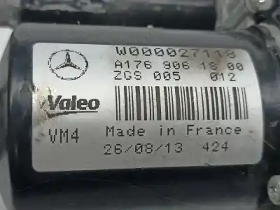 Автозапчастина б/у двигатель передніх склоочисників для mercedes-benz a-class (w176) a 180 cdi / d (176.012) посилання на oem iam w000027118  