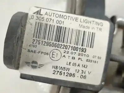 Автозапчасти б/у правая противотуманная фара за mini mini (r56) one ссылки oem iam 0305071001  
