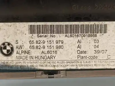 Second-hand car spare part multifunction display for bmw 3 (e90) 318 d oem iam references bm915197903p  