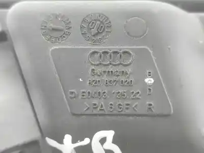 Автозапчастина б/у внутрішня задня права ручка для audi a2 (8z0) 1.4 посилання на oem iam 8z0837020  