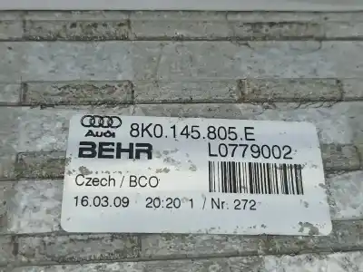 Автозапчасти б/у интеркулер за audi a5 cabriolet (8f7) 3.0 tdi quattro ссылки oem iam 8k0145805e  