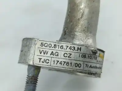 Автозапчастина б/у труби кондиціонації для seat leon (5f1) 1.5 tgi посилання на oem iam 5q0816743h  