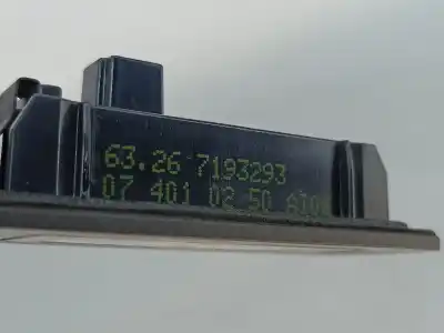 Second-hand car spare part licence plate light for bmw 3 (e90) 318 d oem iam references 7193293  