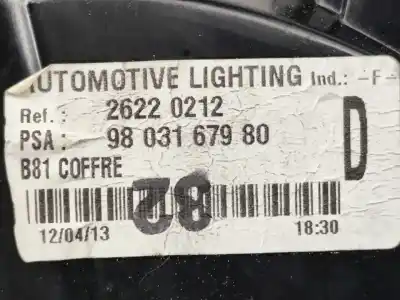 Автозапчасти б/у правый задний фонарь в двери за citroen ds5 (kf_) 2.0 hdi 165 gasóleo 2013 5p ссылки oem iam   