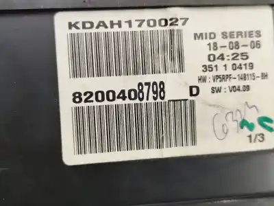 Second-hand car spare part dashboard for renault megane ii break (km0/1_) 2.0 dci gasóleo 2024 5p oem iam references 8200408798d   Second-hand car spare part dashboard for renault megane ii break (km0/1_) 2.0 dci gasóleo 2024 5p oem iam references 8200408798d