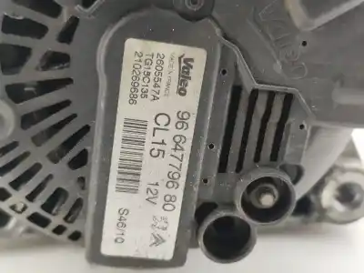 Pezzo di ricambio per auto di seconda mano alternatore per peugeot 207/207+ (wa_, wc_) 1.4 hdi riferimenti oem iam 9664779680  