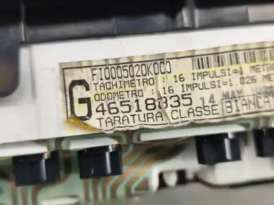 Second-hand car spare part dashboard for fiat bravo (182) (1995->) 1.9 jtd oem iam references 46518835  