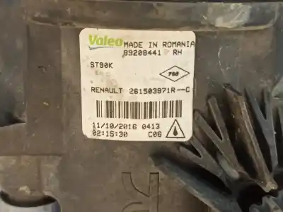 Автозапчасти б/у правая противотуманная фара за renault talisman grandtour (kp_) 1.6 dci 130 ссылки oem iam 261503971r  