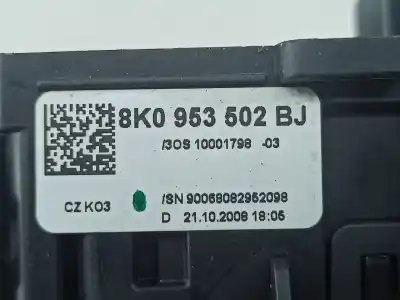 Second-hand car spare part headlights switch for audi a4 b8 avant (8k5) 2.0 tdi oem iam references 8k0953502bj  