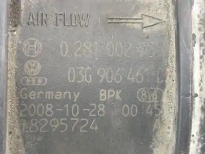 Автозапчастина б/у витратомір повітря для audi a4 b8 avant (8k5) 2.0 tdi посилання на oem iam 0281002735  