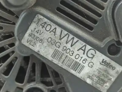 Автозапчастина б/у генератор для audi a4 b8 avant (8k5) 2.0 tdi посилання на oem iam 03g903016g  