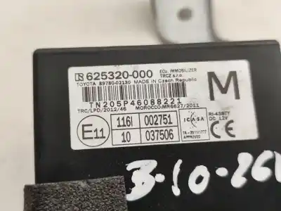 Автозапчасти б/у блок управления иммобилизатором за toyota auris ranchera familiar (_e18_) 1.4 d-4d (nde180_) ссылки oem iam 625320000  