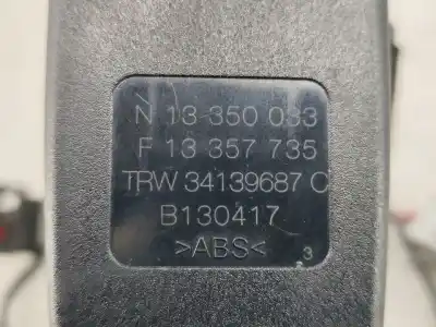 Автозапчасти б/у крюк для ремня задний центральный за opel adam (m13) 1.4 ссылки oem iam   