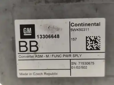 Автозапчасти б/у блок управления двигателем за opel adam (m13) 1.4 ссылки oem iam   