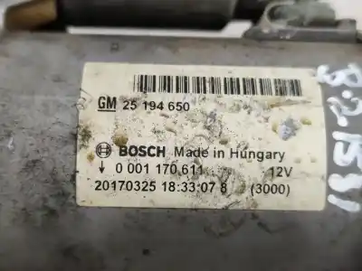 Автозапчастина б/у двигун запускається для opel adam (m13) 1.4 посилання на oem iam 25194650  